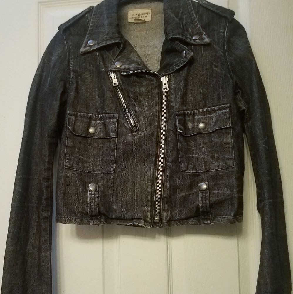Denim Moto Jacket